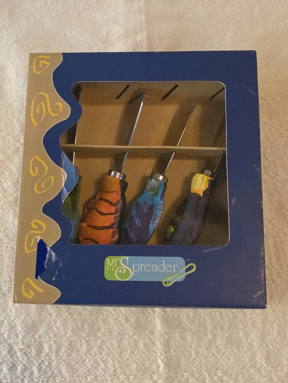 Colorful Cheese Spreader Set - Multicolor Handles